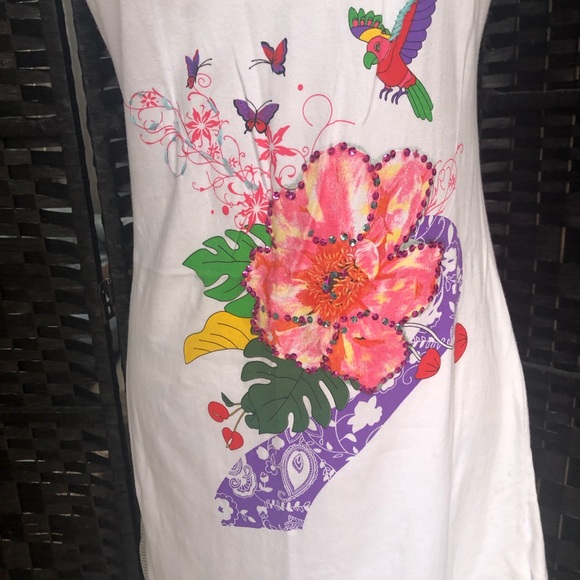 Forla Paris Kitsch Sleeveless Dress Sz S - Picture 3 of 8